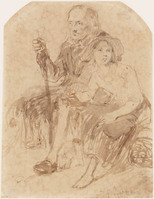 KT 2007 016
<br/>
Grootvader en kleindochter
<br/>
<em>Arnaud Gerkens, Johannes Christiaan d' (1823 - 1892)</em>
